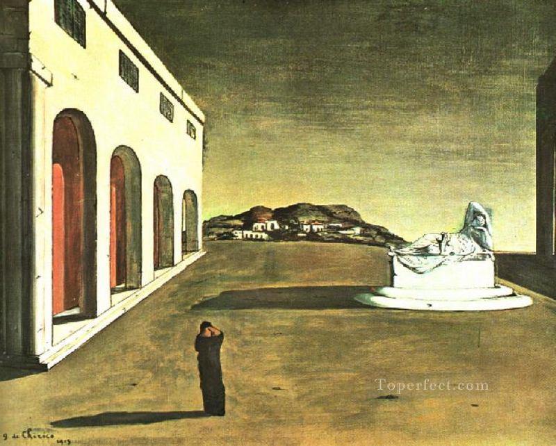 melancholy of a beautiful day 1913 Giorgio de Chirico Metaphysical surrealism Oil Paintings